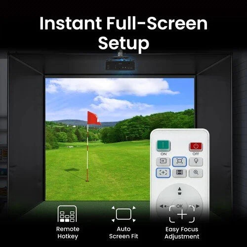BenQ AH700ST 4000-Lumen Full HD Short-Throw Laser DLP Golf Simulator Projector