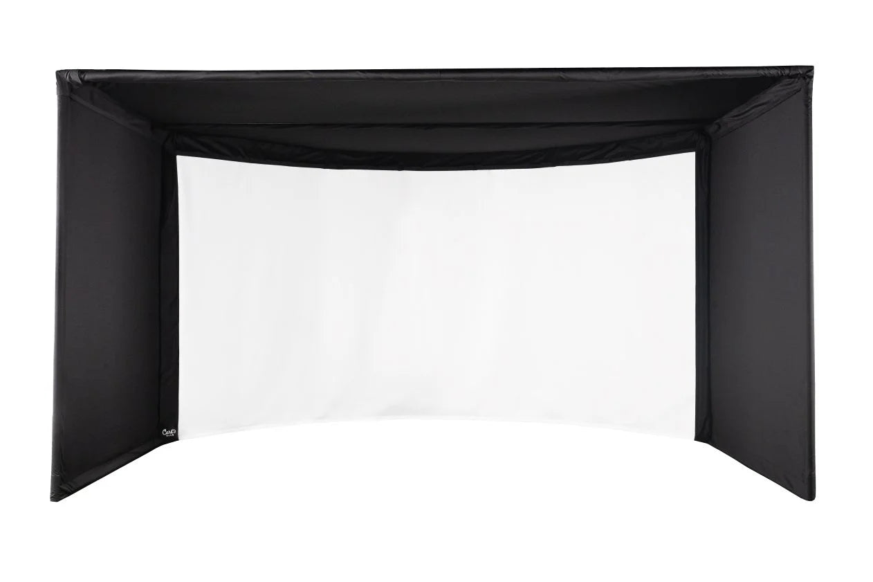 Curved Golf Simulator Enclosure Kit with Impact Screen