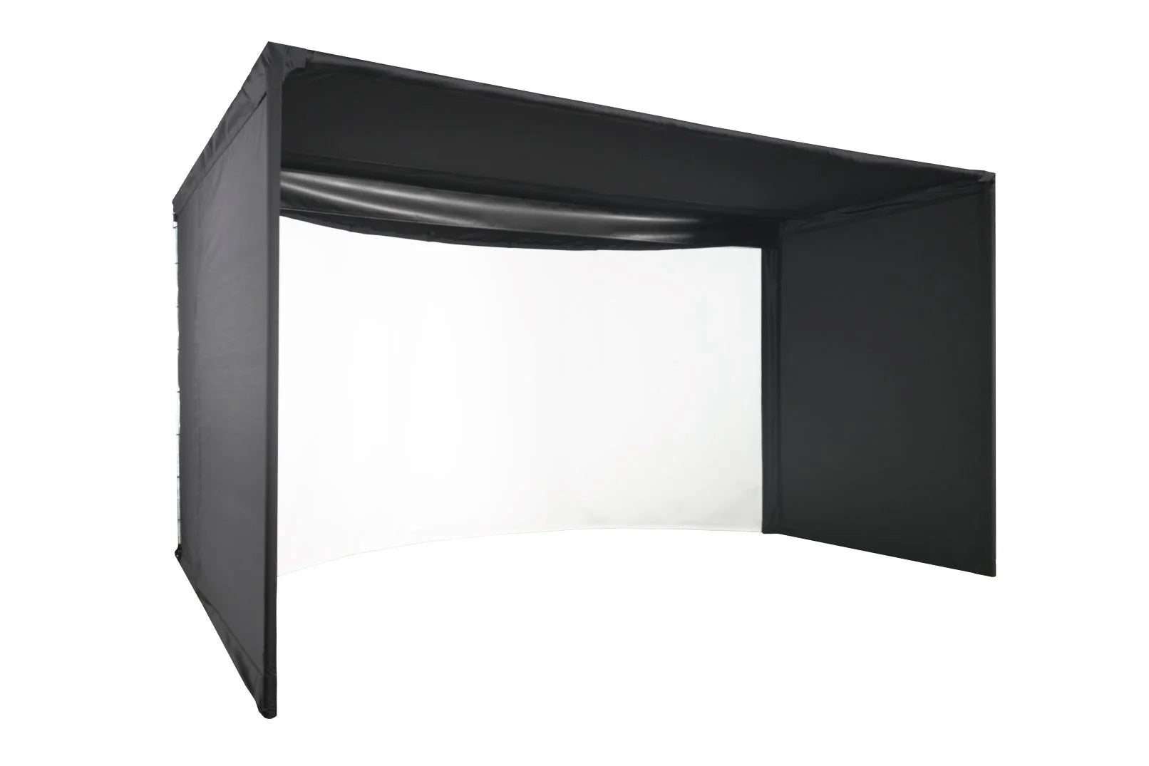 Curved Golf Simulator Enclosure Kit with Impact Screen