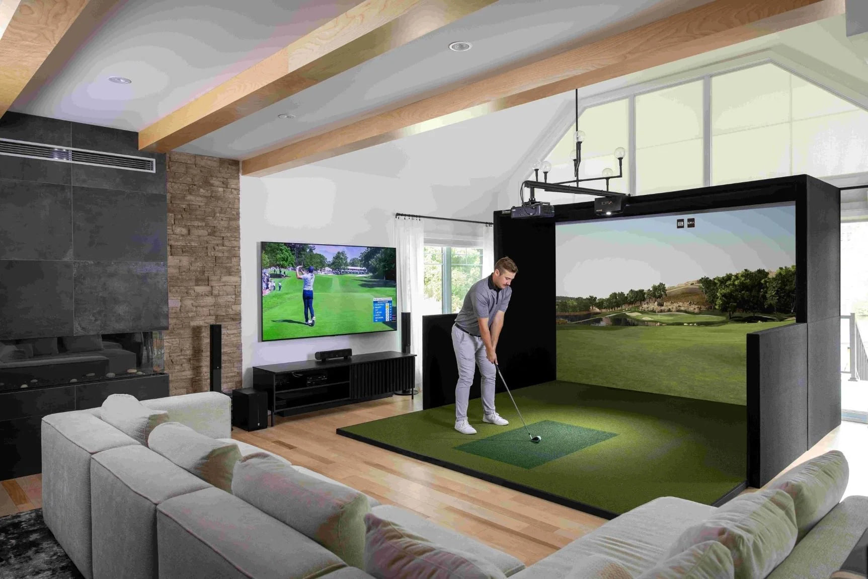 Simbooth 1 Premium All-inclusive Golf Simulator Kit