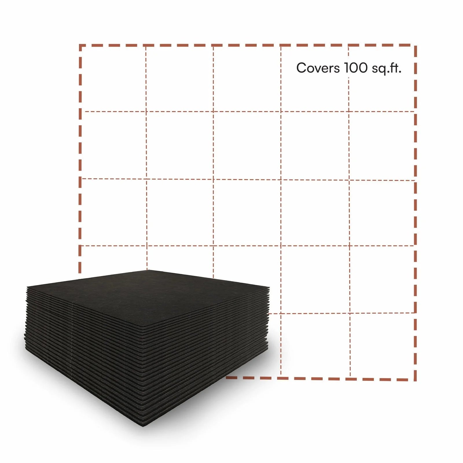 Golf Room Acoustic Tiles, Qty 25 (100 sq. ft.)