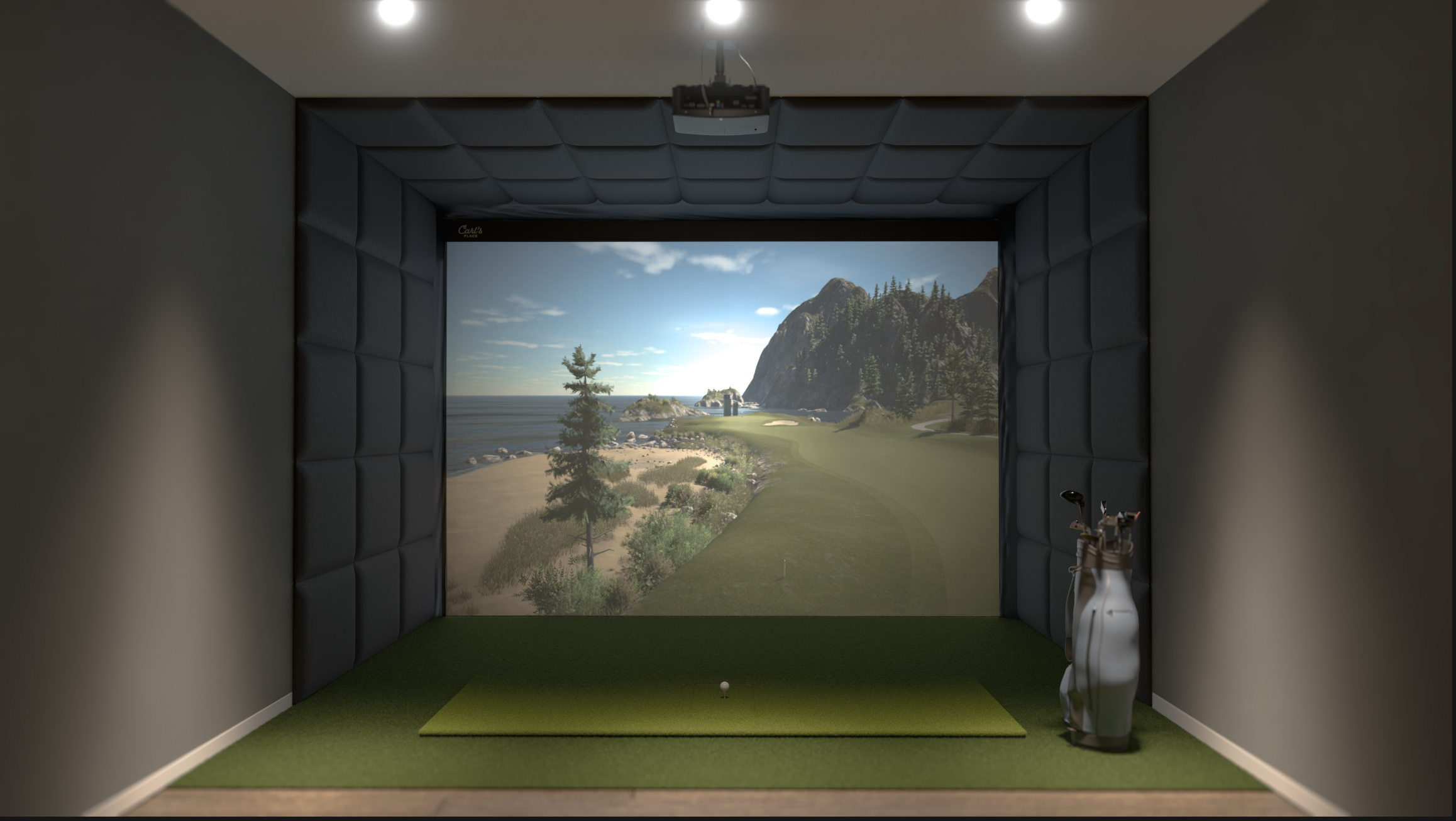 Custom Built-in Golf Room Kit