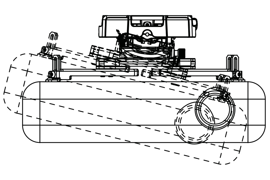 Flush-Mount Projector Mount (Pro-AV grade)