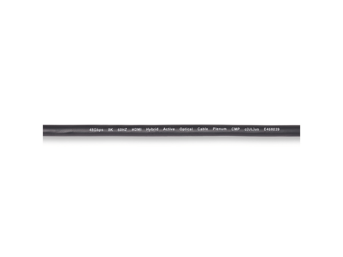 4K/8K HDMI 2.1 Hybrid Active Optical Cable – 50 ft