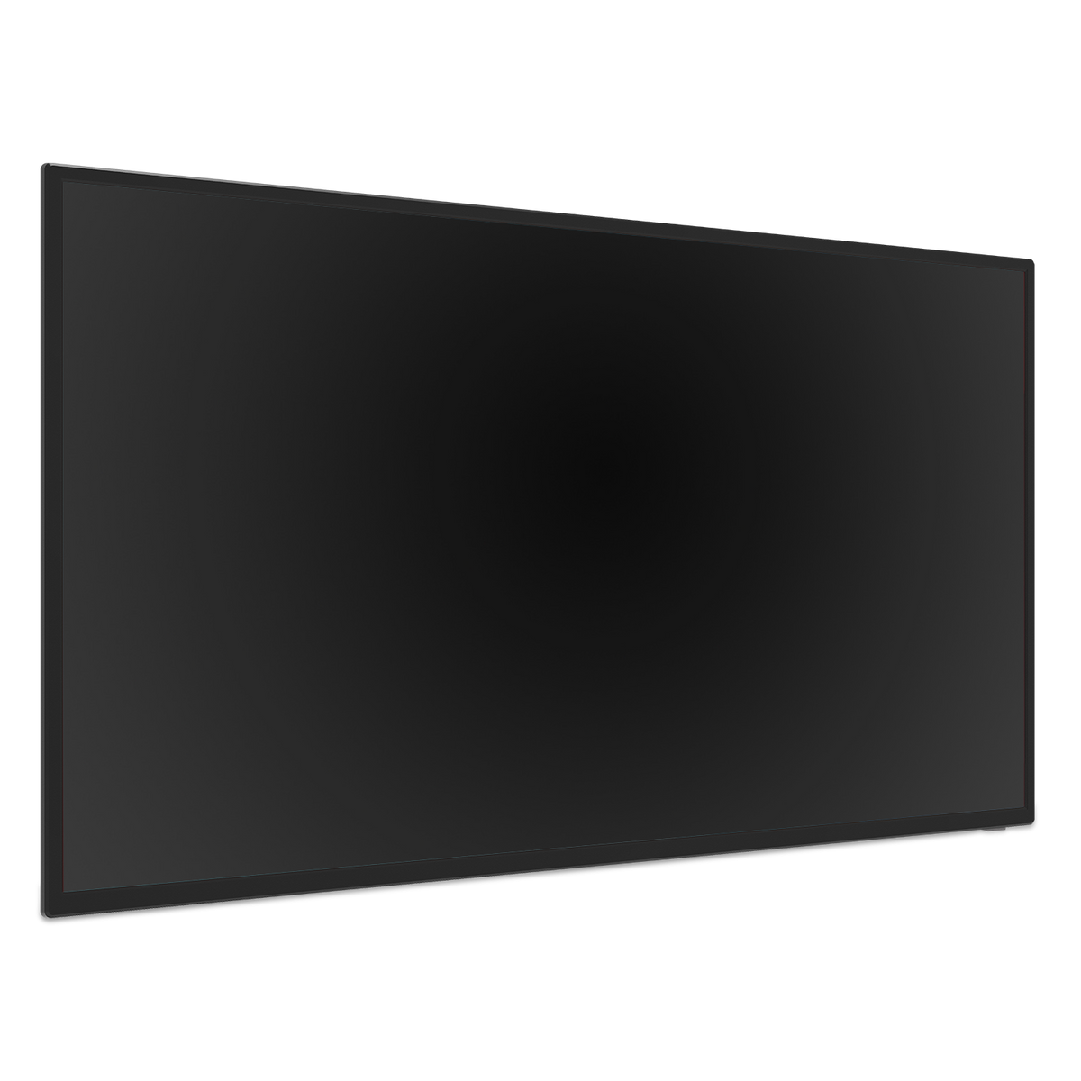 A large, rectangular ViewSonic ViewBoard 43′’ 4K Ultra HD commercial display viewed from a slight angle.