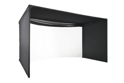 Curved Golf Simulator Enclosure Kit with Impact Screen