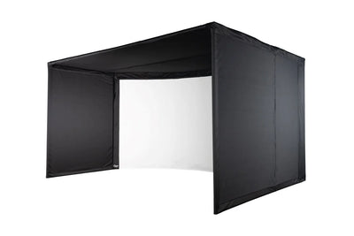 Curved Golf Simulator Enclosure Kit with Impact Screen
