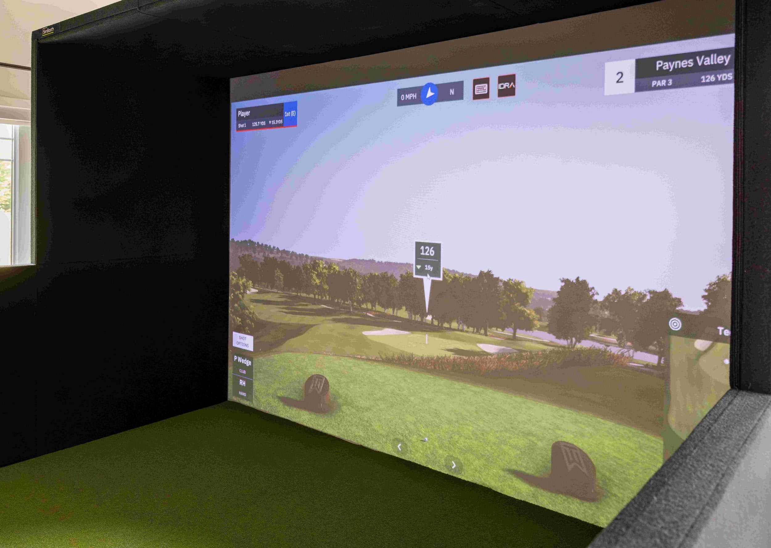 SimBooth 4 Commercial Golf Simulator Enclosure