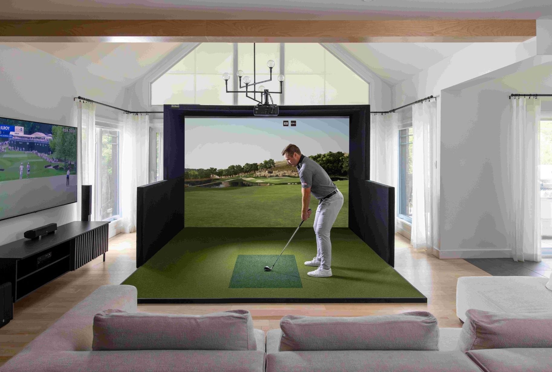 Simbooth 2 Premium All-inclusive Golf Simulator Kit