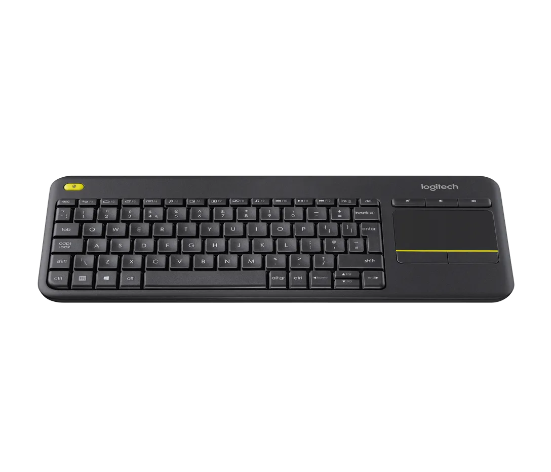 K400 Plus Wireless Keyboard with Integrated Touchpad