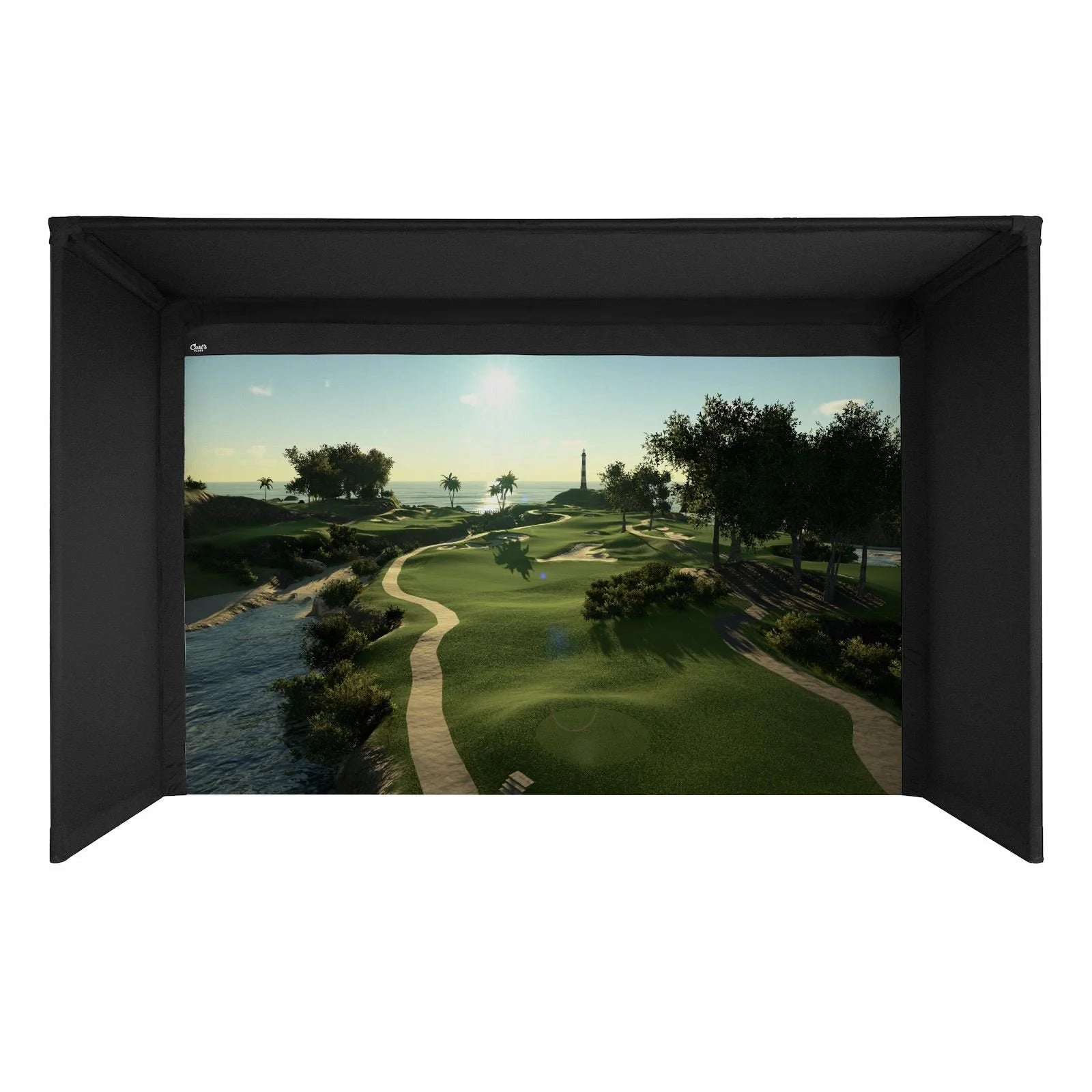 New C-Series! Pro Golf Simulator Enclosure Kit with Impact Screen