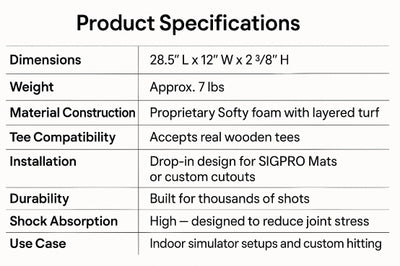SIGPRO Softy Hitting Strip
