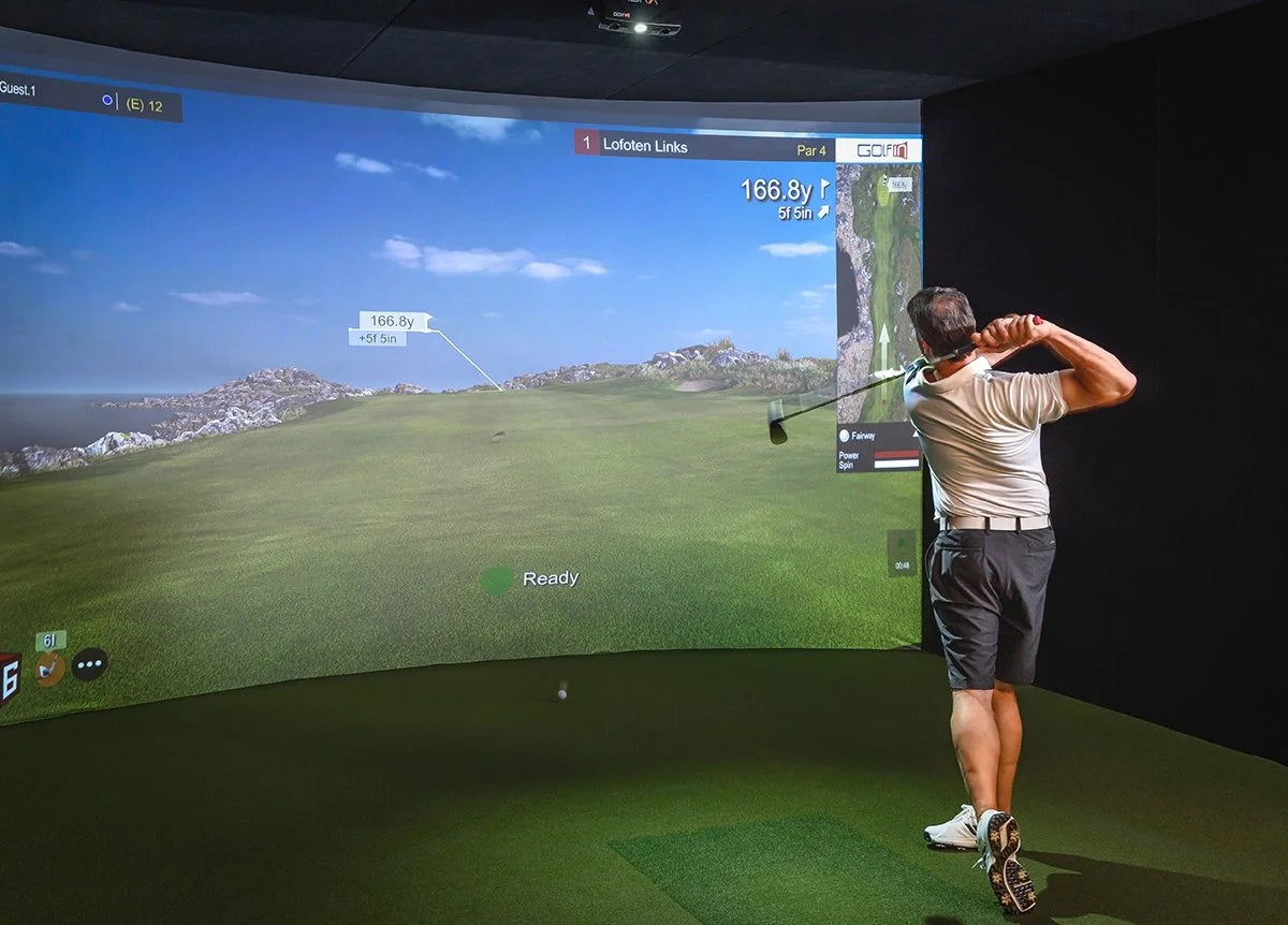 SimBooth 4 Commercial Golf Simulator Enclosure
