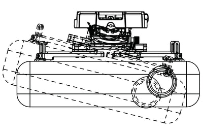 Flush-Mount Projector Mount (Pro-AV grade)
