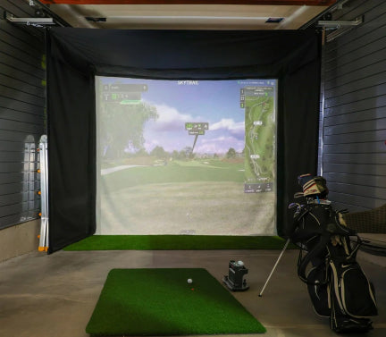 The SportScreen Vanish Series Retractable Golf Studio