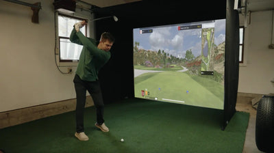 The SportScreen Vanish Series Retractable Golf Studio